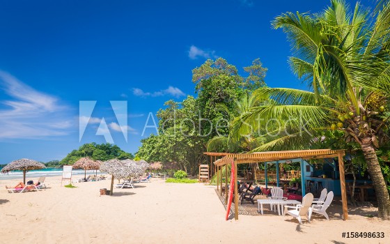 Picture of Beach bar at the beautifuk Red Frog Beach Bocas del Toro Panama